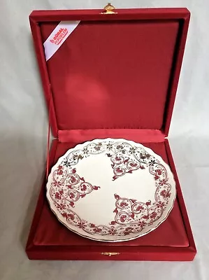 Buy Iznik Pottery Style Large Silver Decorated Plate In Presentation Box 4 Available • 45£
