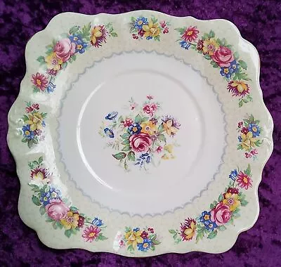 Buy Royal Standard Brussels Lace Bone China Square Handled Side Plate. Ref00055 • 16.25£