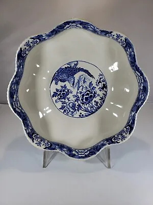 Buy Blue And White Staffordshire Transferware Bowl  Aquila Woods Ware Eagle • 46.31£