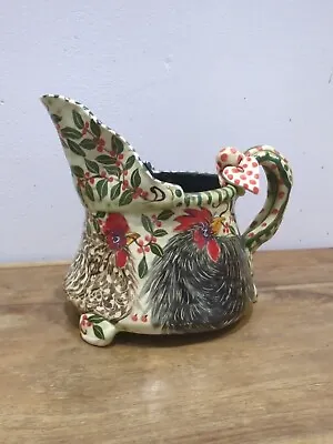 Buy Jean McCree Kent Studio Art Pottery Jug With Chicken Design • 29.99£