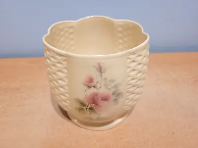 Buy Beautiful Donegal Parian China 11.5cmx11cm Small Planter, Rose Pattern. Perfect. • 4.99£