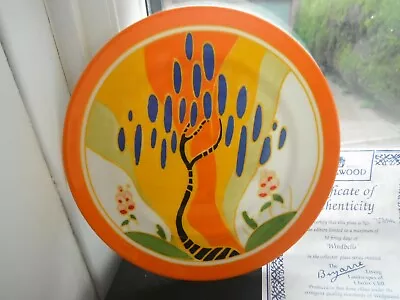 Buy CLARICE CLIFF  WINDBELLS   PLATE - By WEDGWOOD - MINT  & BOXED • 19.99£