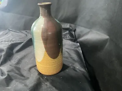 Buy Napco Ware Mid Century Japan Pottery Abstract Glaze Vase 9 In • 22.71£