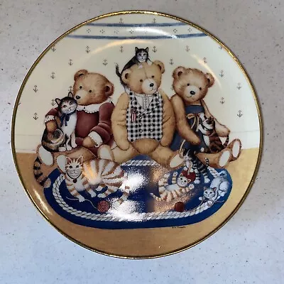 Buy The Franklin Mint Teddy And Tabbies Cats Fine Porcelain Collectible Plate • 33.61£