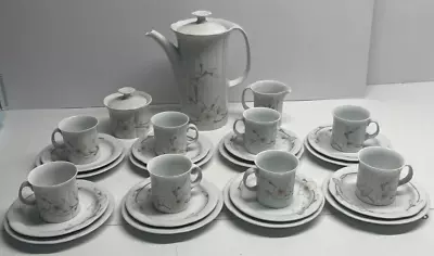 Buy Arzberg Porcelain Rhodos Coffee Set, 27 Pieces, Vintage ( K100), Tableware • 45.99£