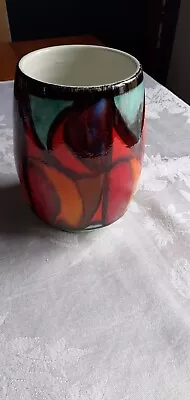 Buy POOLE POTTERY Delphis Vase, Shape 83, Signed By Gillian Taylor • 35£