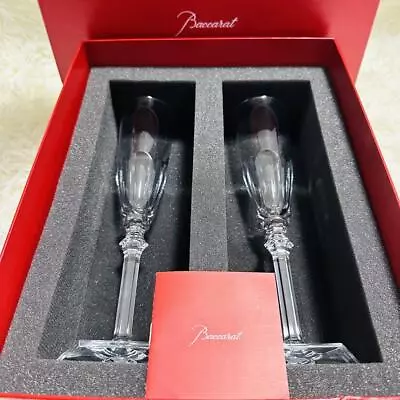 Buy BACCARAT HARCOURT EVE SET OF 2 CHAMPAGNE FLUTES Brand New In Box From JP • 272.74£
