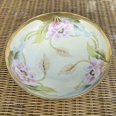 Buy Antique Limoges Elite Works Porcelain Bowl  Artist Signed France French Painted • 70.68£