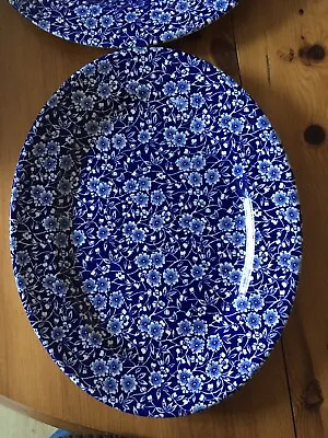 Buy Burleigh Calico/Queens Oval Serving Platter 30 Cms • 5.99£