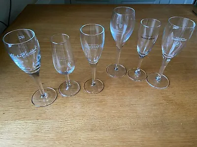 Buy Party Glass Champagne Flutes Branded Harlequin 6 Various Brands And Sizes • 32£