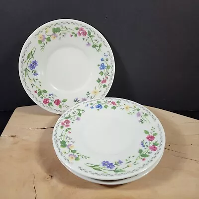 Buy 3 Farberware Stoneware English Garden 225 Plates Dishes 6.5  Saucer Flower Rim • 8.49£