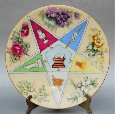 Buy Antique Talfa Masonic Star Hand Painted Plate Artist Signed M Boyer • 52.47£