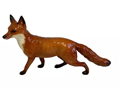 Buy Large Beswick Fox Standing Model Number 1016A Excellent Condition Length 23cm • 50£