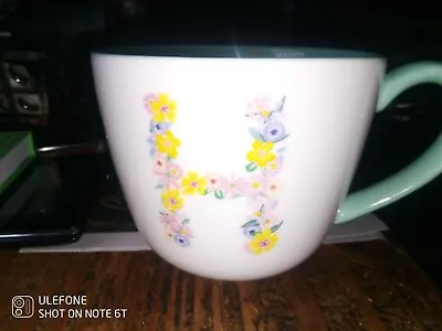 Buy New Floral Mug Initial H By Tesco Kasha • 6.50£
