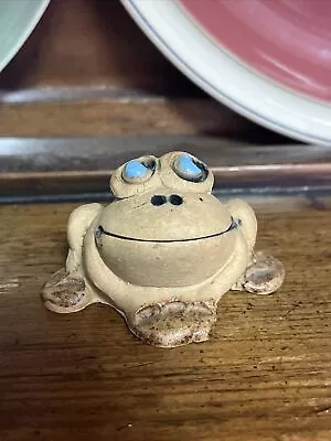 Buy Mud Lark Studio Pottery Frog Sculpture Vintage Stoneware • 15£