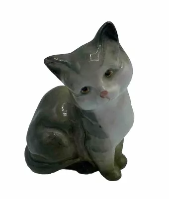 Buy Small Beswick Grey Cat Kitten Figurine Ornament • 10£