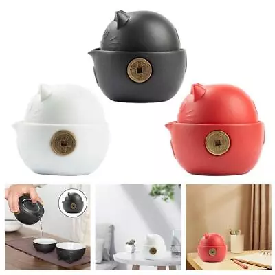 Buy Portable Ceramic Tea Set With Travel Bag Travel Teaware Set Car Teapot For • 20.18£
