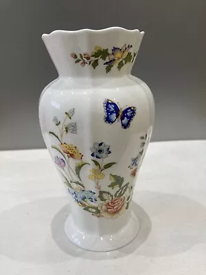 Buy Aynsley Cottage Garden Vase 16cm Unboxed Floral Bone China Vase MINT CONDITION • 4.99£