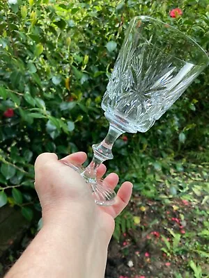Buy Edinburgh Crystal Star Of Edinburgh Goblet Wine Glass 16cm 6.5 Inch Signed • 30£