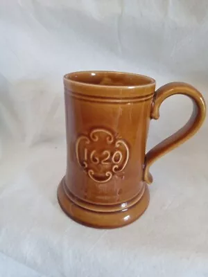 Buy Prinknash 1620 Brown Glazed 12cm Mug - VGC (Gurnos) • 5£