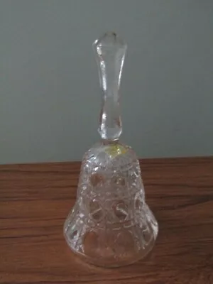 Buy Crystal Glass Cut Bell In Excellent Condition • 5.99£