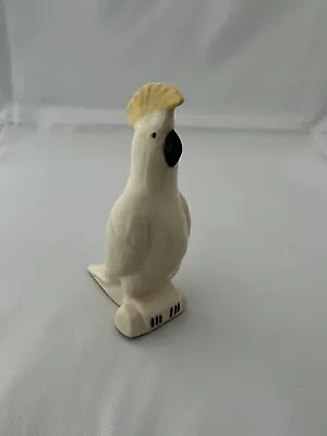 Buy RARE Bendigo Pottery Stamped Ceramic Glazed Cockatiel Bird 4” • 12.44£