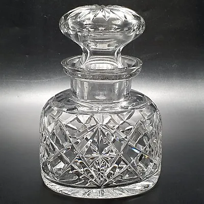 Buy Vintage Lead Crystal Jar Cut Glass With Hollow Stopper Small Classic Handblown • 19.95£