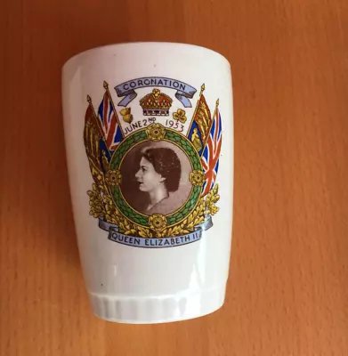 Buy Queen Elizabeth II Coronation June 2nd 1953 Beaker / Cup. Nelson Ware BCM • 6£