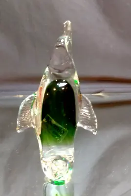 Buy 6  Murano Glass PENGUIN Paperweight By Vetri Di Murano VINTAGE Green Fish FORMIA • 38.35£
