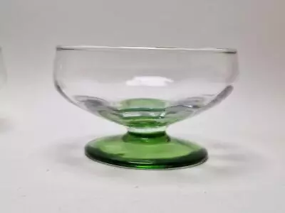 Buy Vintage Art Deco Uranium Green Glass Sorbet/prawn Cocktail Dishes 8 Available • 4.50£