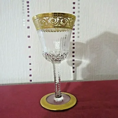 Buy 1 Glasses Wine Or Porto Crystal Of Saint Louis Model Thistle H 12,9 CM • 110.28£