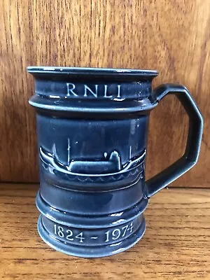 Buy RNLI 150th Anniversary Holkham Pottery Mug Blue • 4.99£