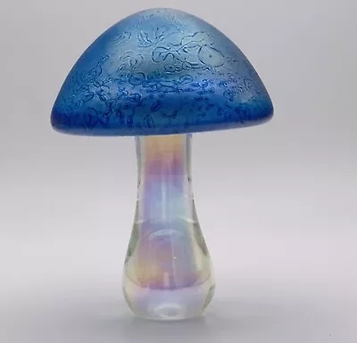 Buy John Ditchfield Glasform Art Glass Iridescent Glass Mushroom • 28£