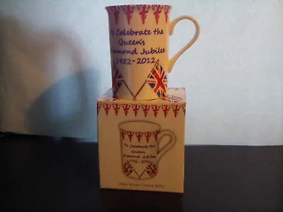 Buy To Celebrate The Queen's Diamond Jubilee 1952-2012 Fine China Mug. New And Boxed • 11.99£