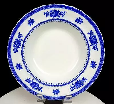 Buy Keeling & CO Losol Ware Porcelain Shrewsbury Blue 9 5/8  Soup Bowl 1912-1936 • 30.76£
