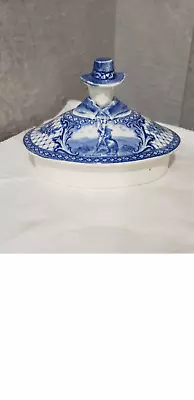 Buy Crown Ducal Colonial Times Blue Teapot Lid Only • 71.49£