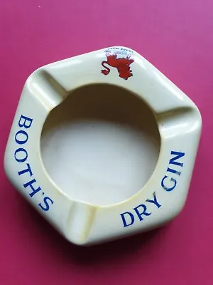 Buy Booth Dry Gin 1960’s  Ashtray By Carlton Ware   🚬  • 12.75£