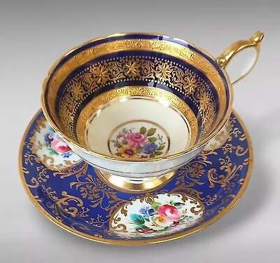 Buy Stunning Handpainted Aynsley Tea Cup And Matching Handpainted Saucer • 34.99£
