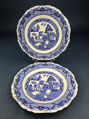 Buy 2 Coronaware Old Willow Blue And White Plates • 6.50£