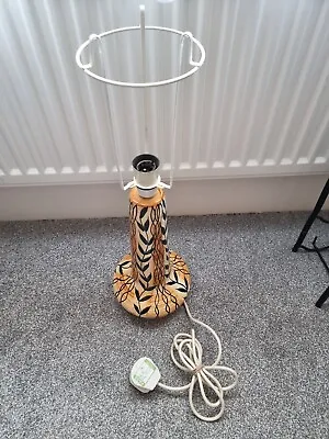Buy Jersey Pottery Table Lamp Hand Thrown & Painted Rare Vintage 1960s/70s • 80£