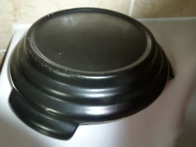 Buy T. Foresters Phoenix Ware Pottery 19cm Wide Black Circular Three Tier Vase Stand • 24£