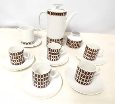 Buy Thomas Of Germany Coffee Set, Coffee Pot, Jug, Sugar Bowl,5 Cups,6 Saucers (HAD) • 9.99£