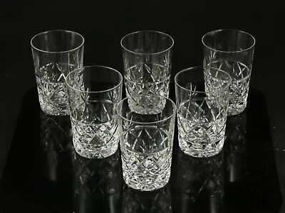 Buy 6 Royal Brierley Crystal Bruce Tumblers Glasses • 34.95£