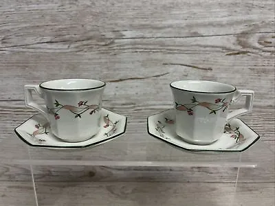 Buy 2 X Johnson Brothers Eternal Beau Coffee Espresso Cup & Saucer • 6.60£