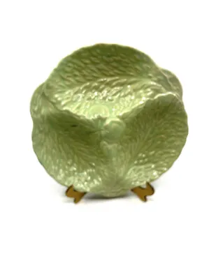 Buy Beswick Ware Divided Serving Dish Mint Green Cabbage Leaf • 24.63£