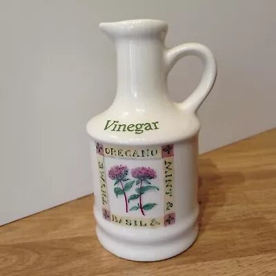Buy T.G Green Pottery Cloverleaf Herb Design Vinegar Jug Vintage Tableware VGC Retro • 11.99£
