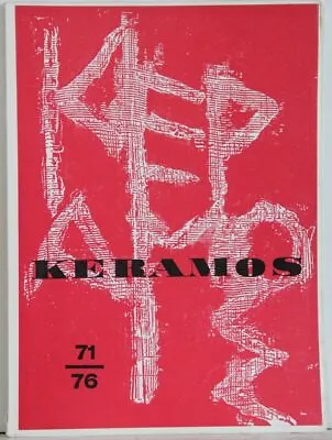 Buy Keramos 71. Magazine Of The Society For Ceramics E.V., Issue 71. • 15.80£