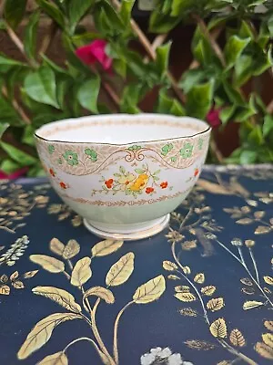 Buy Antique Art Deco ABJ Grafton China Tewkesbury Flowers Large Sugar Slop Bowl • 8£