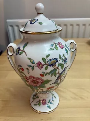 Buy Aynsley Pembroke Fine English Bone China Lidded Twin Handled Urn Vase • 30£