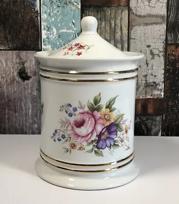 Buy Beautiful Vintage Old Foley James Kent Ltd. China Tone Lidded Pot Floral Design • 9.99£